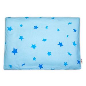Baby Nellys Povlak na polštářek Baby Stars, 40x60 cm - modrý