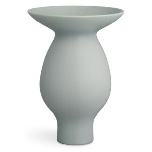 Modrošedá keramická váza Kähler Design Kontur, výška 25 cm