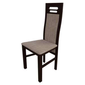 Židle JK65, 027-drevo ořech, 027-potah Lawa 02 MIRJAN