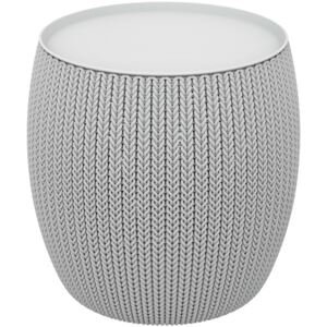 KNIT SINGLE TABLE (COZIES) stolek - šedý