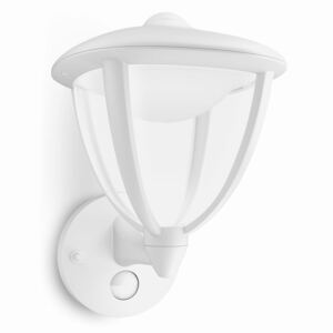 LED venkovní nástěnné svítidlo s pohybovým čidlem Philips ROBIN 15479/31/16 - bílá