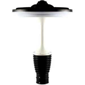 LEDsviti Černo-bílé sadové venkovní svítidlo 60W teplá bílá (2820)