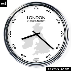 Kancelářské nástěnné hodiny: Londýn