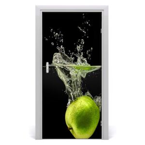Fototapeta na dveře samolepící zelená jablka