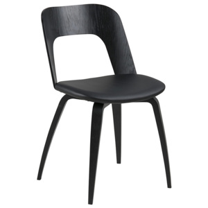 Jídelní židle Karlie (SET 2 ks), černá