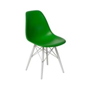 Židle DSW, zelená (Bílá) 25164 CULTY