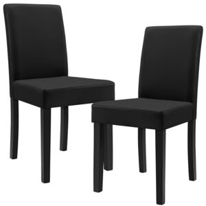 [en.casa] Jídelní židle 2 x HTMY-9706 černé