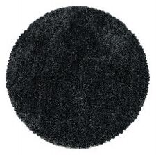 Ayyildiz koberce Kusový koberec Fluffy Shaggy 3500 anthrazit kruh - 120x120 (průměr) kruh cm