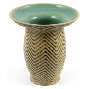Nádoba CUIA medium - z keramiky zeleno-hnědá - 21