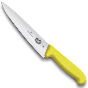 Kuchařský nůž Victorinox Fibrox 25 cm, žlutý
