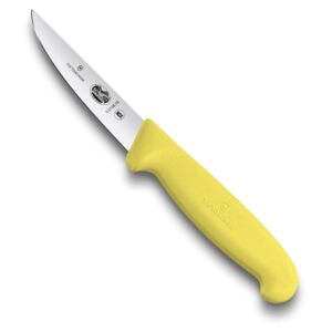 Nůž na zeleninu Victorinox Fibrox 10 cm, žlutý