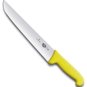 Řeznický nůž Victorinox Fibrox 28 cm, žlutý