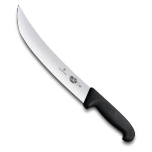 Bourací / porcovací nůž Victorinox Fibrox 25 cm, černý