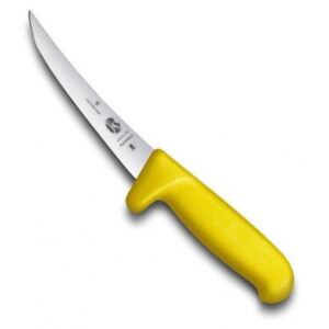 Vykosťovací nůž se záštitou Victorinox Fibrox 12 cm, pružná, zahnutá a úzká čepel, žlutý