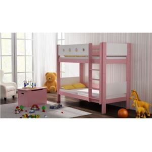 Patrová postel Vašek 180/80 cm růžová
