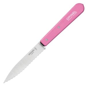 Vroubkovaný nůž na zeleninu Opinel Pop Pink 10 cm