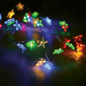 Vánoční LED nano řetěz Hvězdičky RGB+WW