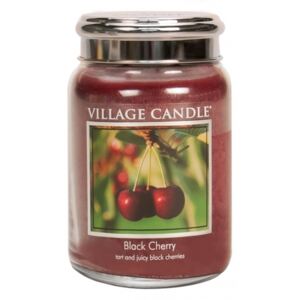 Village Candle Vonná svíčka ve skle, Černá třešeň - Black Cherry, 26oz