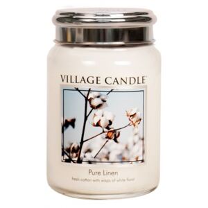 Village Candle Vonná svíčka ve skle, Čisté prádlo - Pure Linen, 26oz