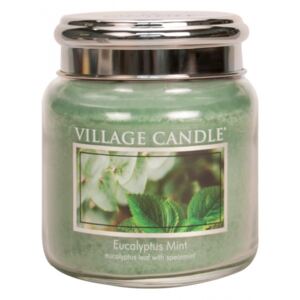 Village Candle Vonná svíčka ve skle - Eucalyptus mint - Eukalyptus a máta, 16oz