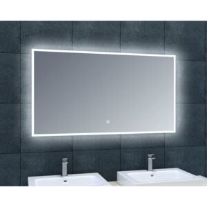 Zrcadlo Smart s funkcí Bluetooth a s LED osvětlením 1300x700x30 mm