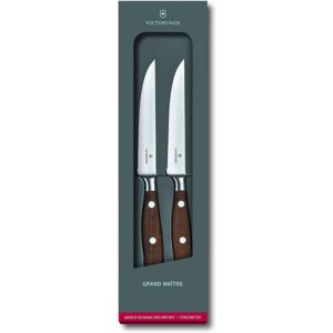 Sada zoubkovaných nožů na steak Victorinox Grand Maître 2 ks, dřevo