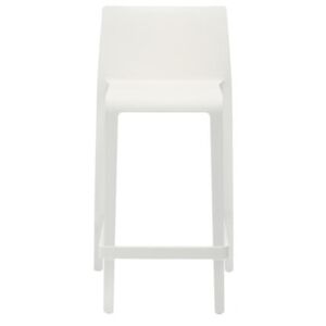 Pedrali Bílá plastová barová židle Volt 677