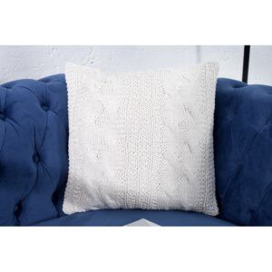 Polštářek pletený COSY WHITE Textil | Polštáře