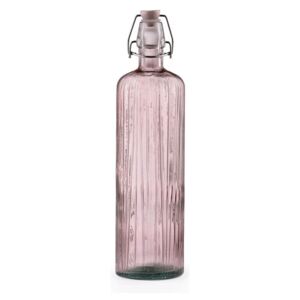 Růžová skleněná láhev na vodu Bitz Kusintha, 1,2 l