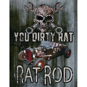 Plechová cedule: Legends (Dirty Rat) - 40x30 cm