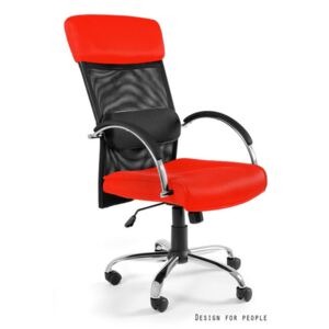 UNIQUE Kancelářská židle Overcross, červená