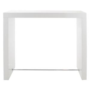 SCANDI Bílý barový stůl Julien 130 cm