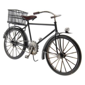 Kovový model retro černého bicyklu - 31*10*16 cm