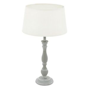 Eglo Vintage 43257 LAPLEY Stolní lampa E27 1X60W šedá-patina / bílá