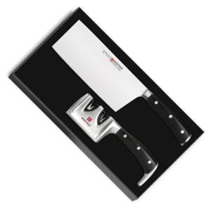 Čínský kuchařský nůž CLASSIC IKON 18 cm a Brousek - Wüsthof Dreizack Solingen