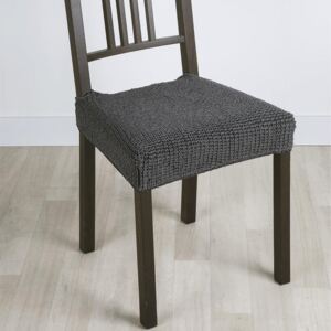 Super strečové potahy GLAMOUR šedé židle 2 ks 40 x 40 cm