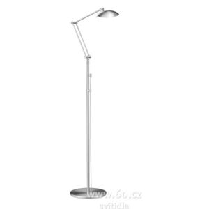 Knapstein 41.930.05, stojací lampa v matném niklu s dotykovým ovládáním a stmíváním, 4x5W LED, výška: 126cm