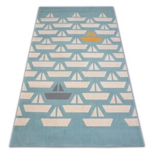 Makro Abra Dětský kusový koberec PASTEL 18411/032 - Lodě modrý 120 x 170