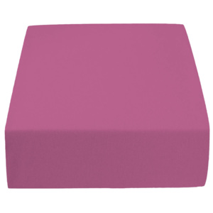 Jersey prostěradlo purpurové 180x200 cm Gramáž (hustota vlákna): Standard (145 g/m2)