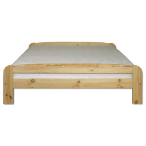 Dřevěná postel 140x200 cm s možností výběru moření typ KL108 KN095