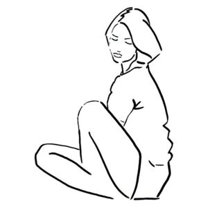 Via Martine Plakát Model Drawing Sit - A4