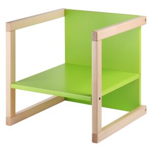 Dětská židle 3v1 Wendy (natur-zelená)