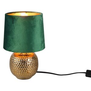 TRIO R50821015 SOPHIA stolní lampička D160mm 1xE14 zlatá, zelená
