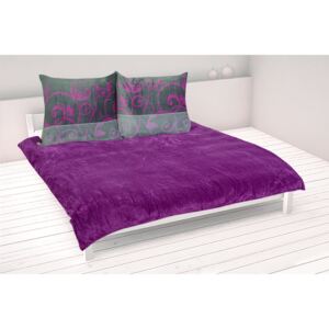 Set deky a 2 polštářů MIKE violet