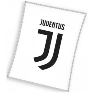 Carbotex • Dětská flísová / fleecová deka Juventus FC - Oficiální licenční produkt Juventus s hologramem na štítku - 110 x 140 cm