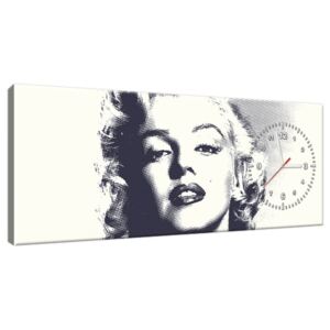 Obraz s hodinami Marilyn Monroe 100x40cm ZP735A_1I