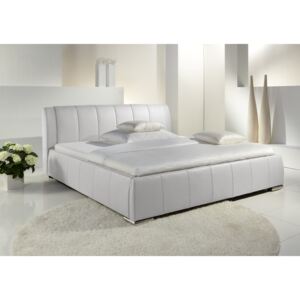 Čalouněná postel EVELINA bílá Rozměry: 180X200