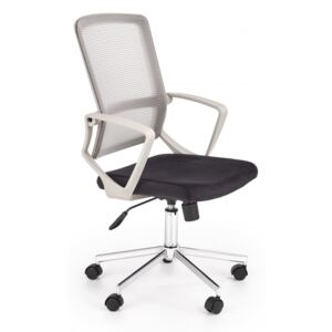 Kancelářská židle FLICKER světle šedá / černá Halmar