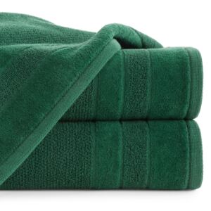 Bavlněný froté ručník s proužky LINNA 50x90 cm, zelená, 500 gr Mybesthome Varianta: ručník - 3 kusy 50x90 cm zvýhodněná cena
