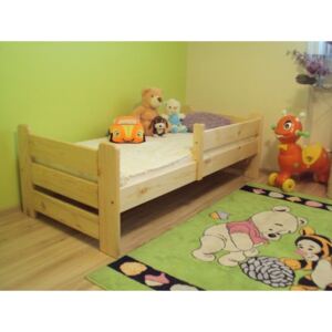 Dětská postel Kubus 80x160 cm s matrací a roštem dub